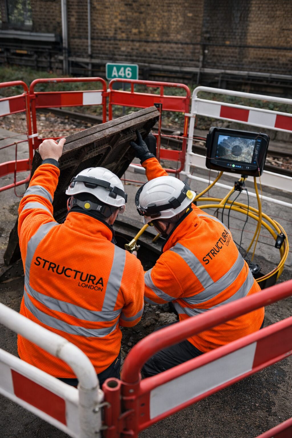 Duct survey on a live site