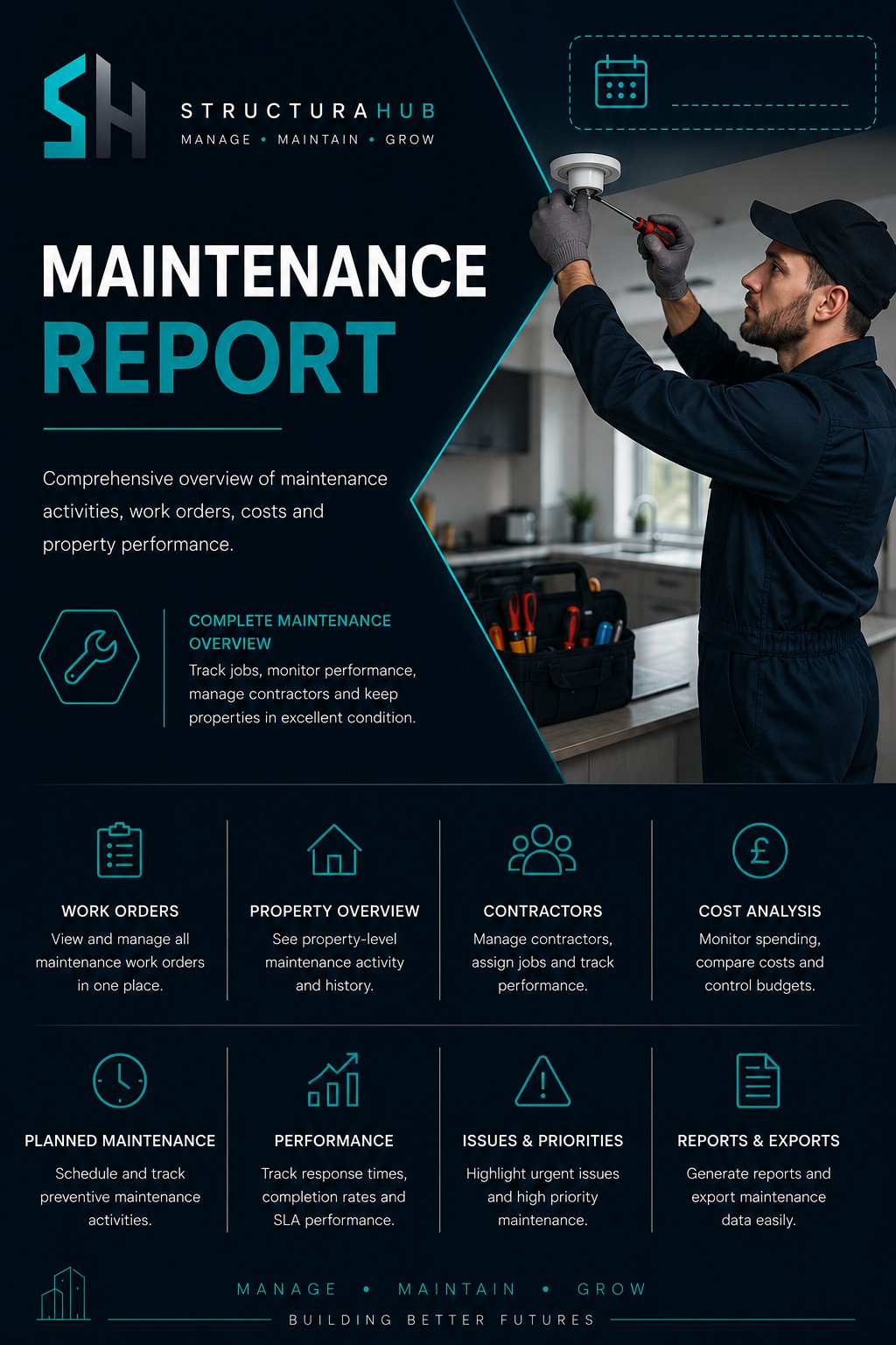 StructuraHub Maintenance Report cover