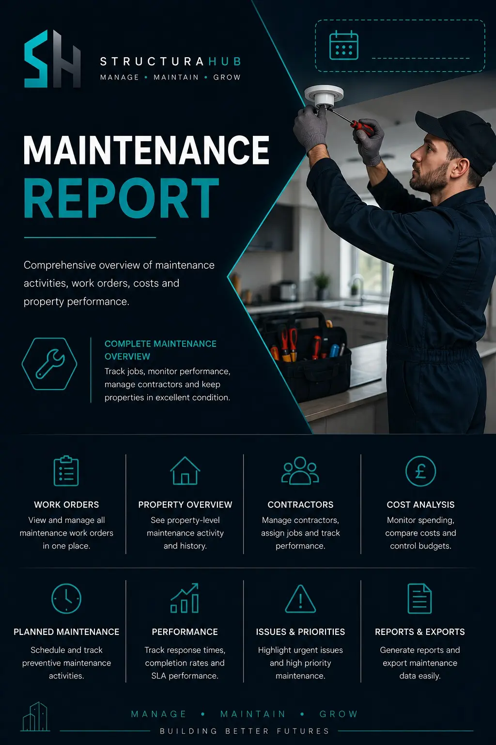 StructuraHub Maintenance Report cover