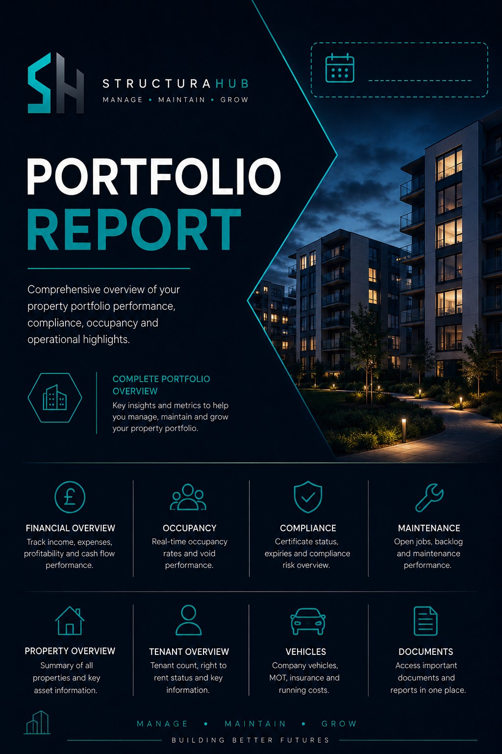 StructuraHub Portfolio Report cover